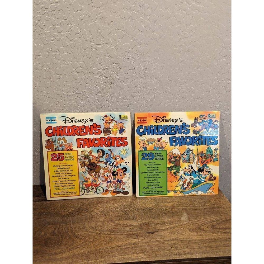 Disney’s Children’s Favorites Volumes 1,2 Records New